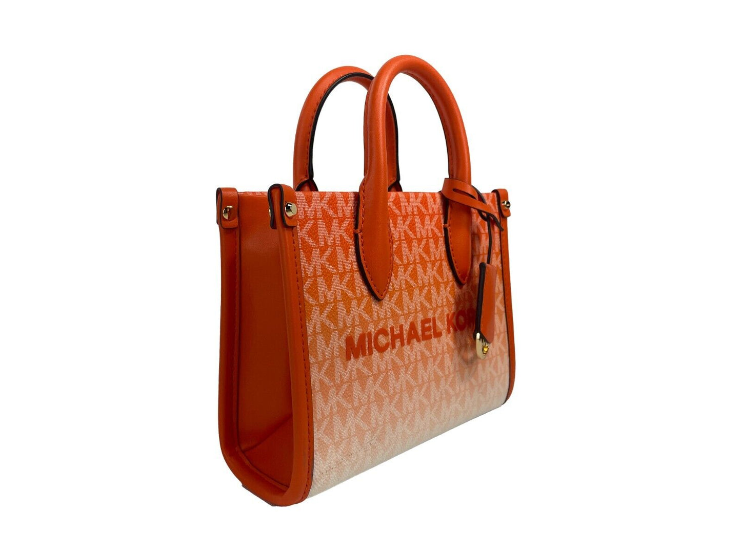 حقيبة تسوق Mirella XS من الجلد بسحاب علوي من Michael Kors