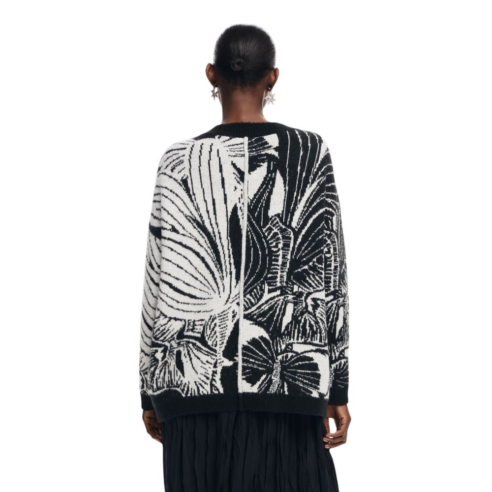 كارديجان أكريليك أسود من Desigual