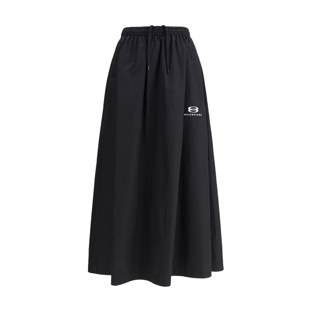 Balenciaga Wide long Skirt