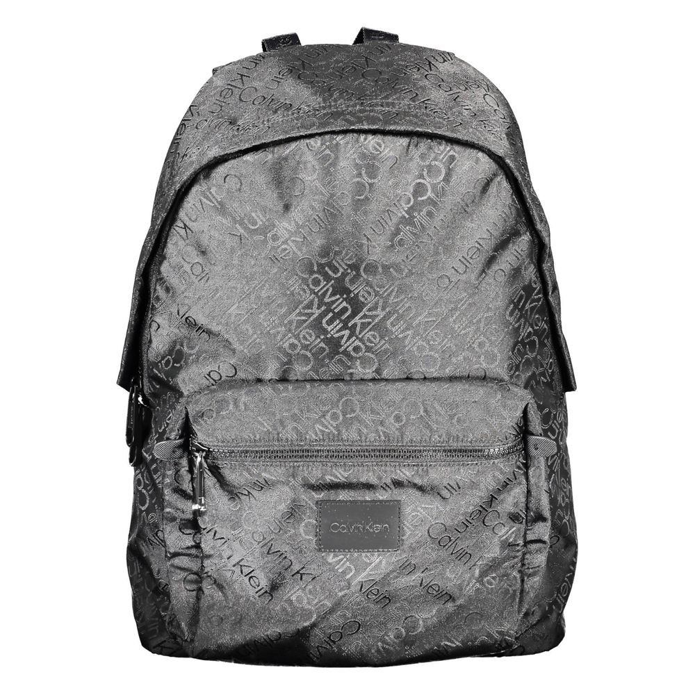 Calvin Klein Black Polyester Men Backpack