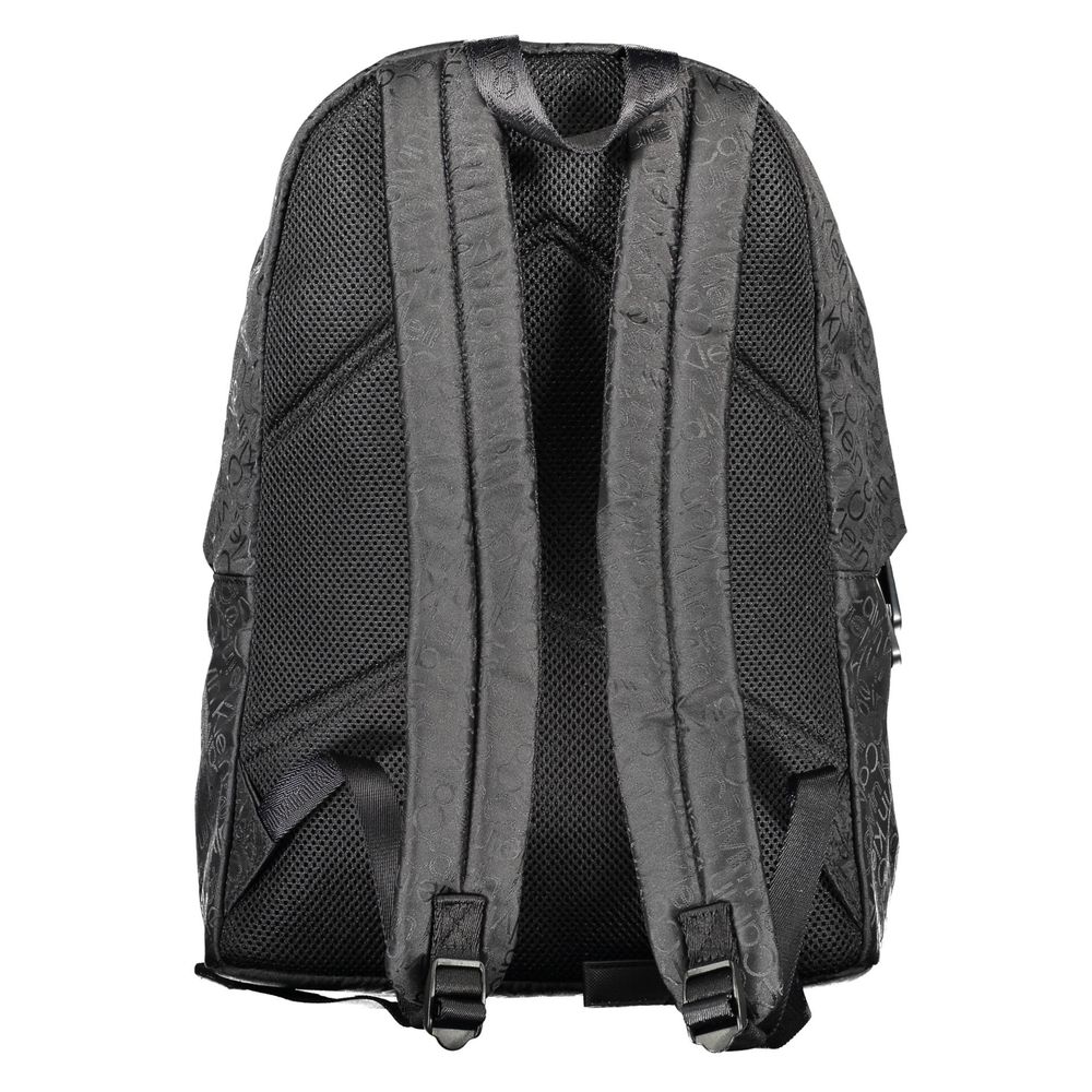 Calvin Klein Black Polyester Men Backpack