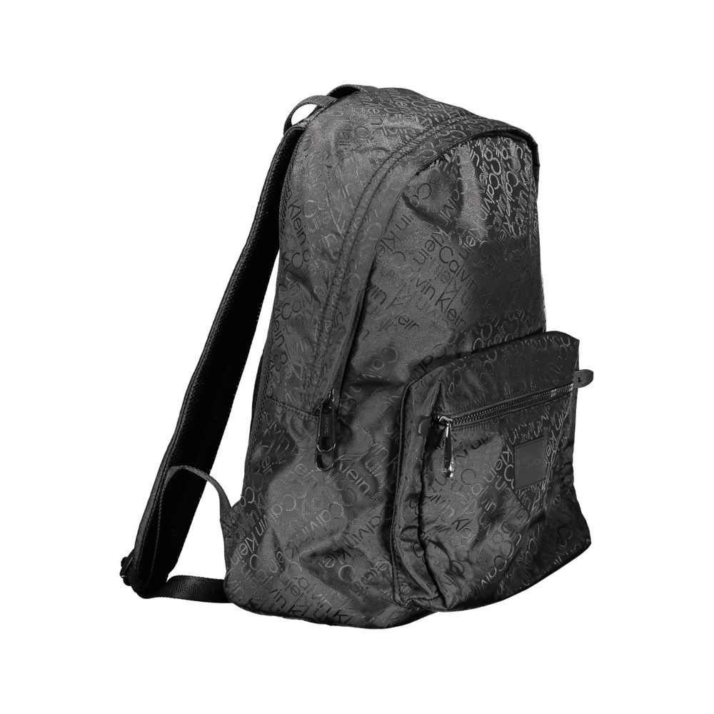 Calvin Klein Black Polyester Men Backpack
