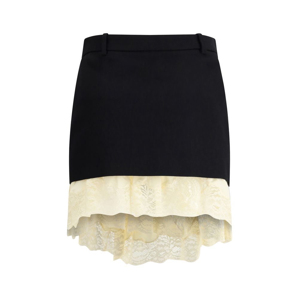 Balenciaga Double-layer Mini Skirt