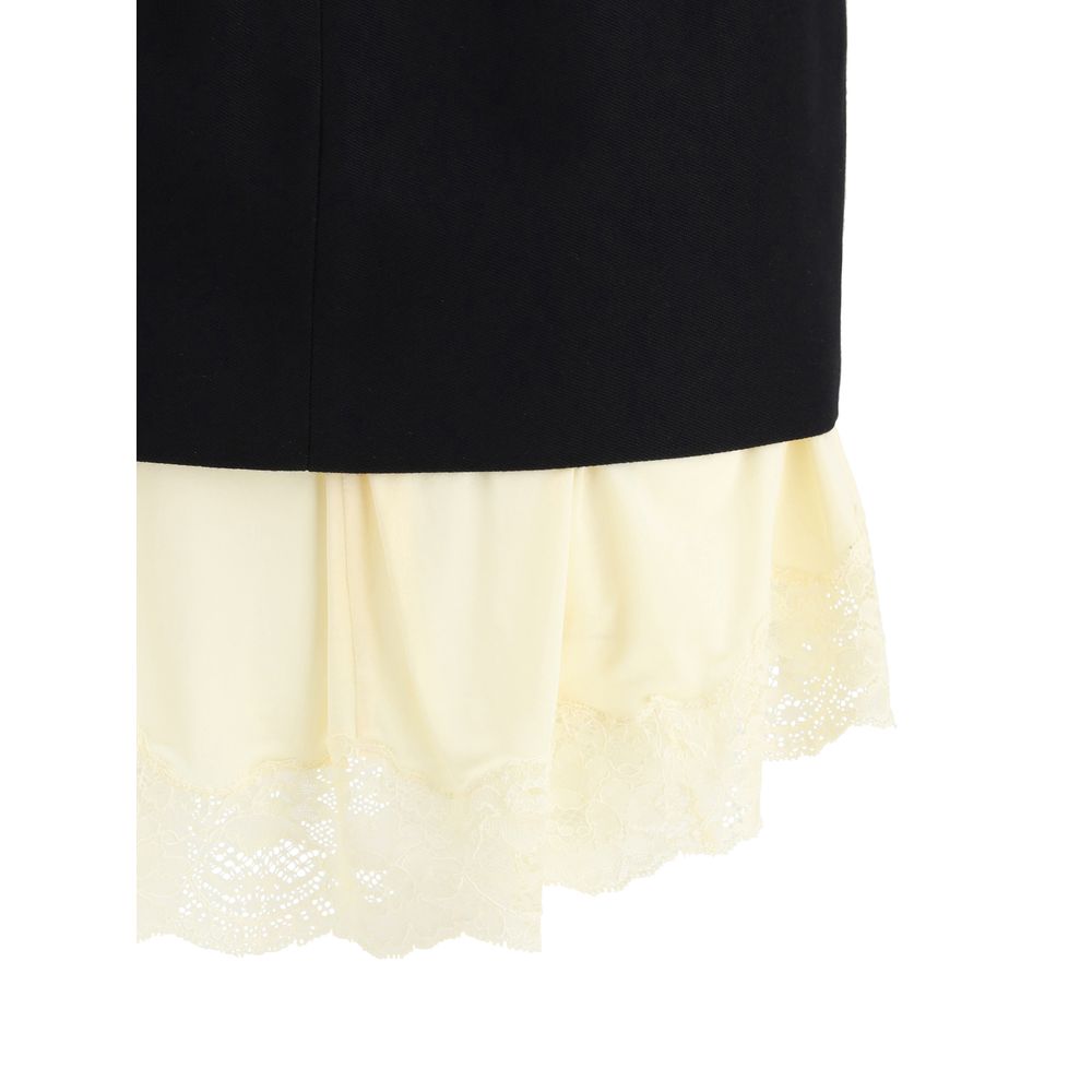 Balenciaga Double-layer Mini Skirt