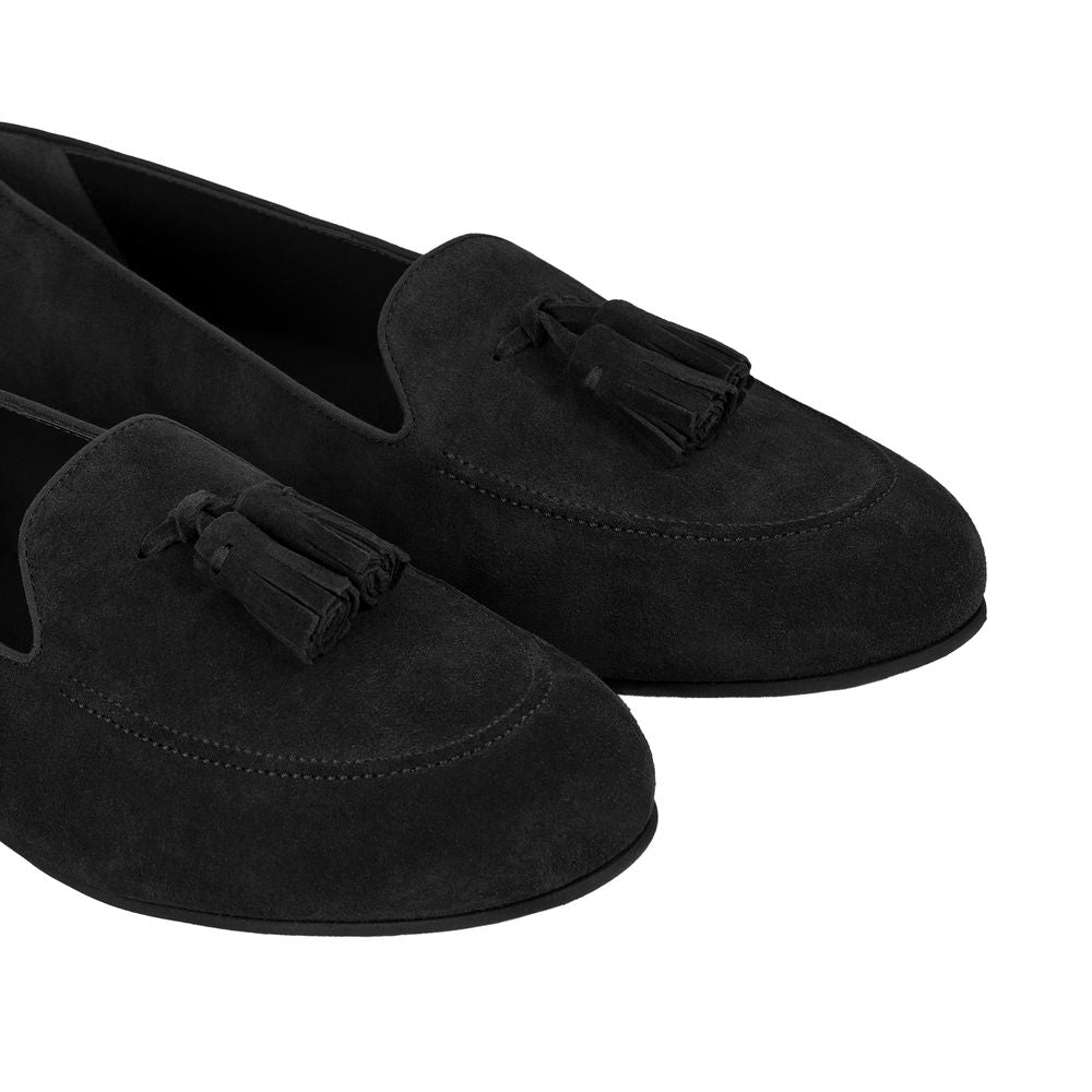 Charles Philip Black Calfskin Loafer