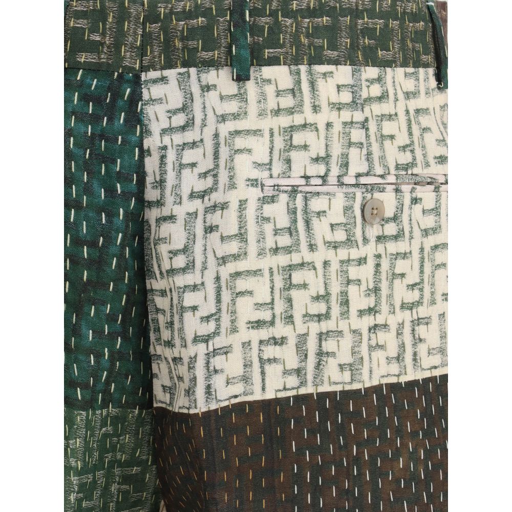 Fendi Linen Shorts