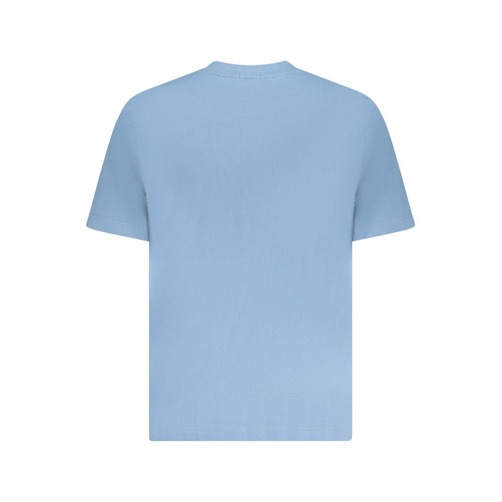 Hugo Boss Blue Cotton Men T-Shirt