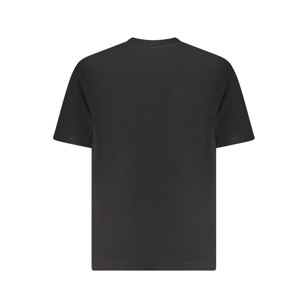 Guess Jeans Black Cotton Men T-Shirt