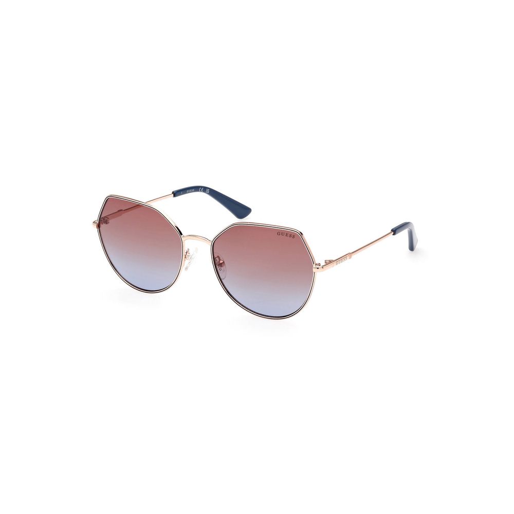 Guess Jeans Pink Metal Sunglasses