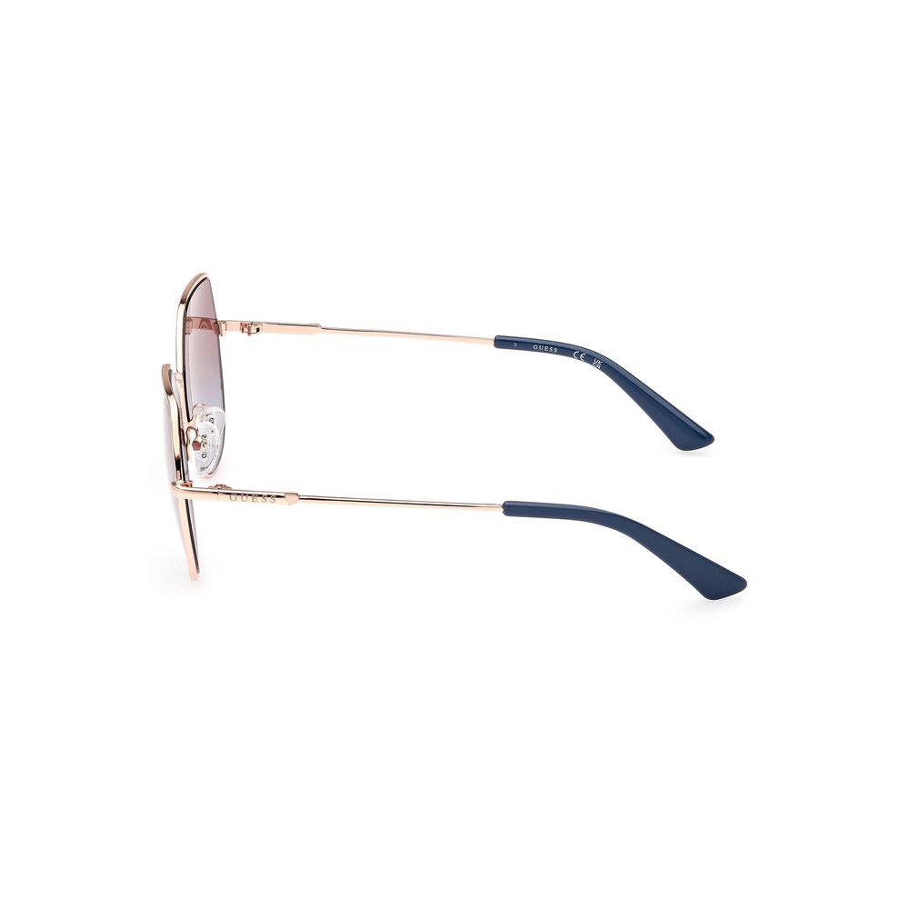 Guess Jeans Pink Metal Sunglasses