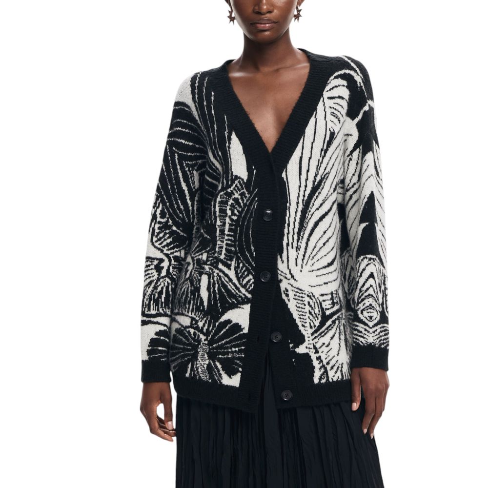 كارديجان أكريليك أسود من Desigual