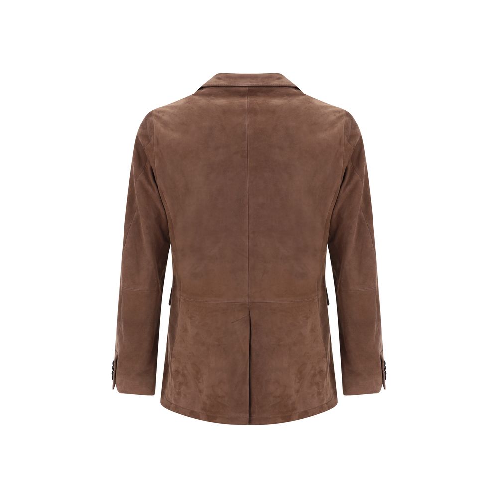 Paul Smith Leather Blazer Jacket