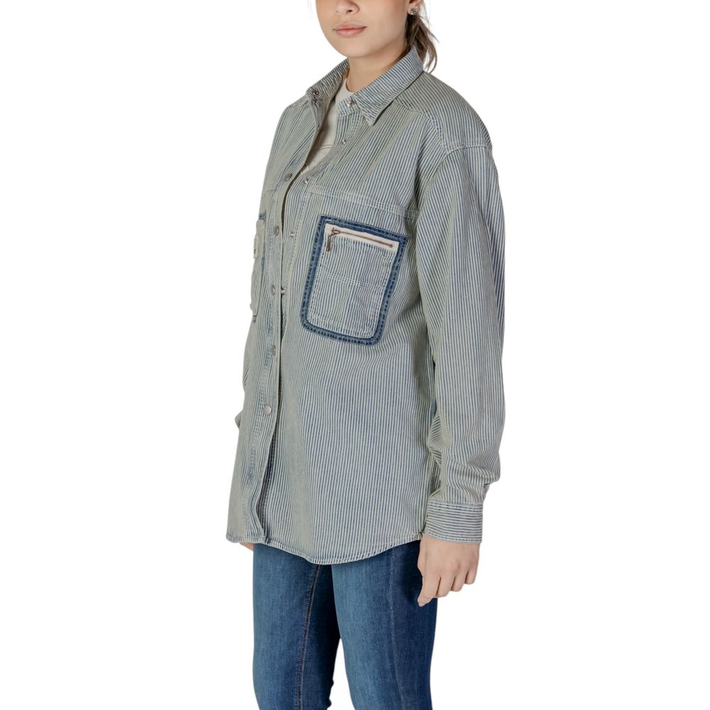Replay Blue Cotton Sweater
