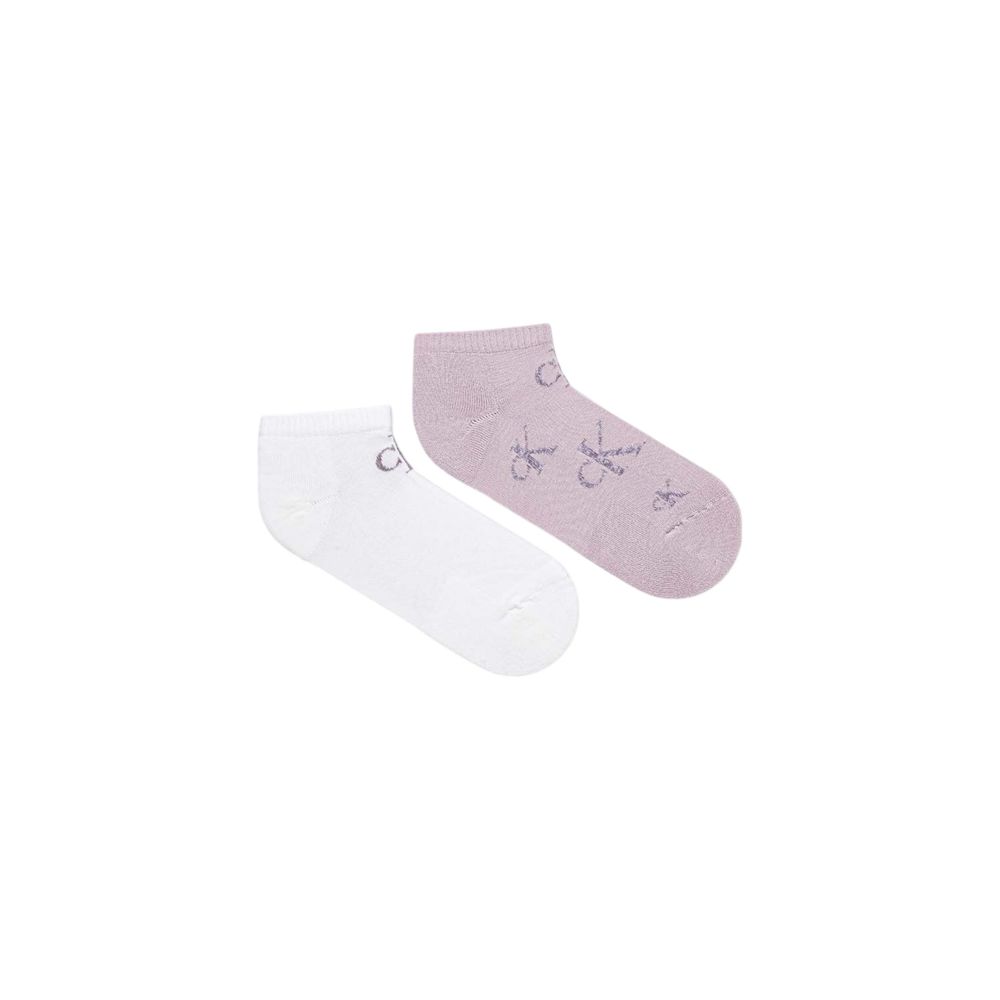 Calvin Klein Jeans Purple Cotton Tights & Sock