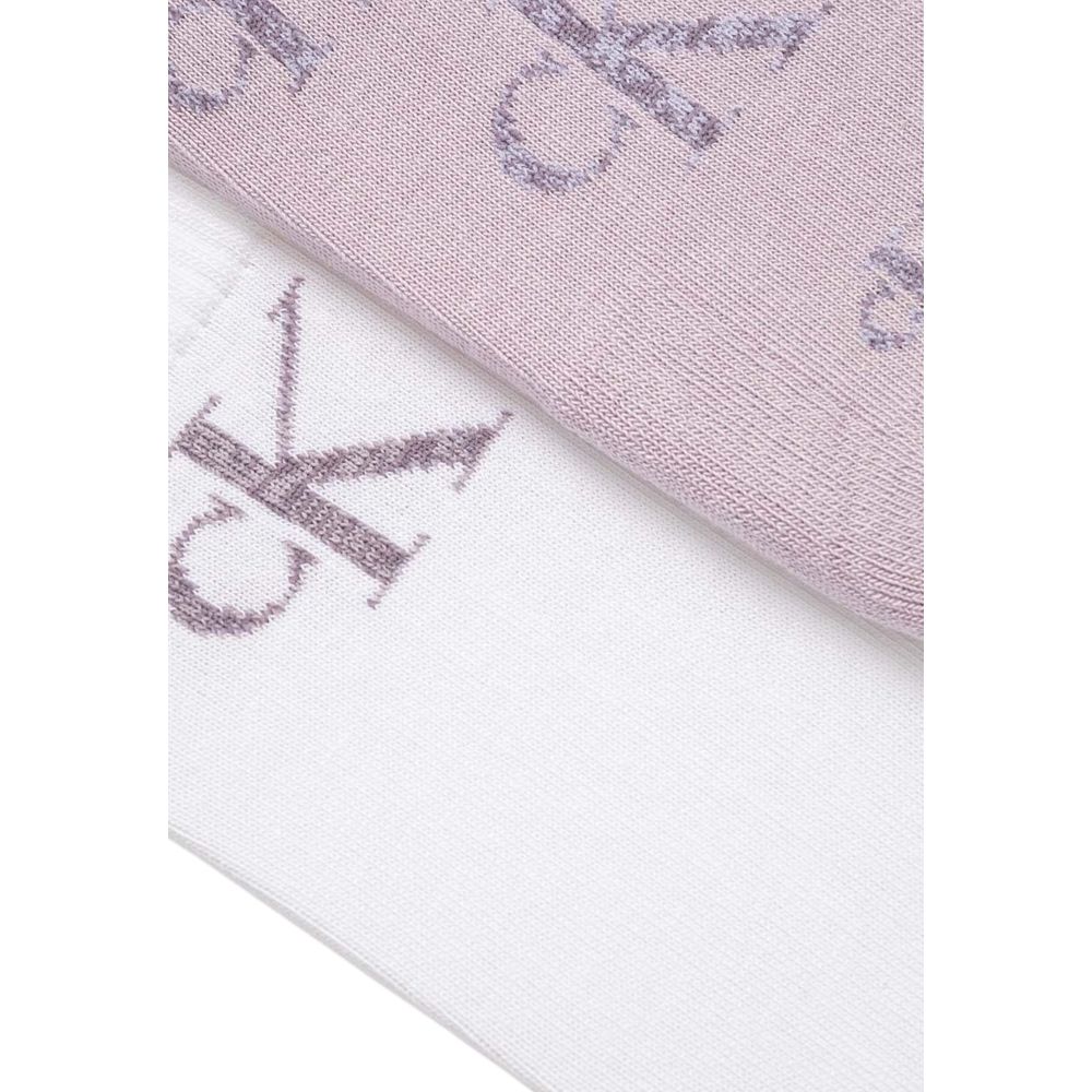 Calvin Klein Jeans Purple Cotton Tights & Sock