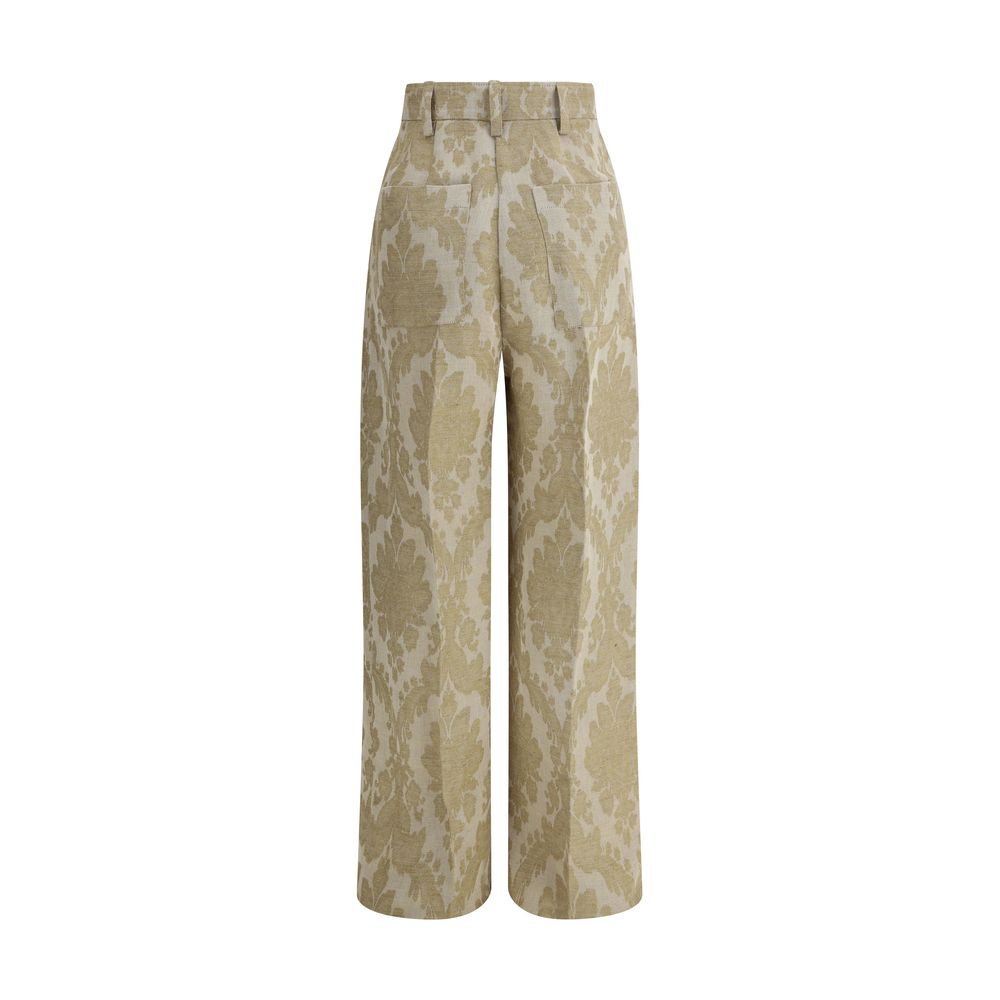 Ella Brocade Print Pants