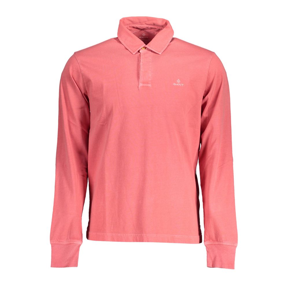 Gant Red Cotton Men Polo Shirt