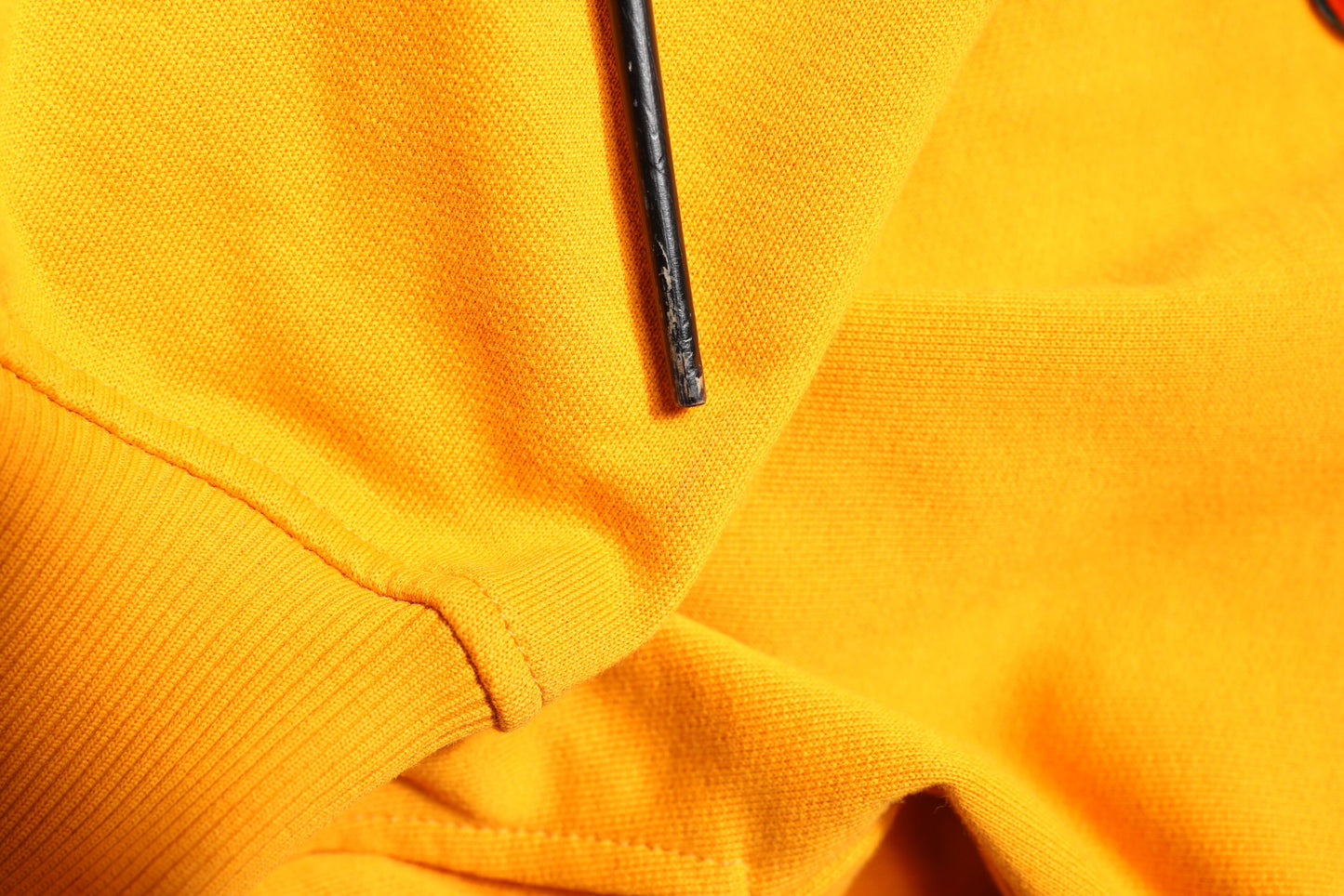 Dolce & Gabbana Yellow Full Zip Hooded Sweatshirt Sweater