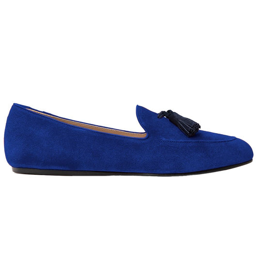 Charles Philip Blue Calfskin Unisex Loafer