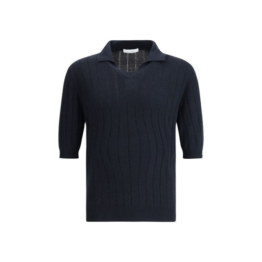 Cruciani Silk Polo Shirt
