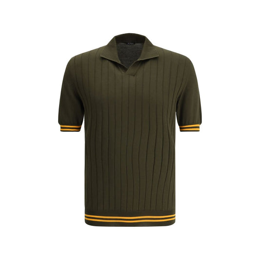 Kiton Ribbed Polo Shirt