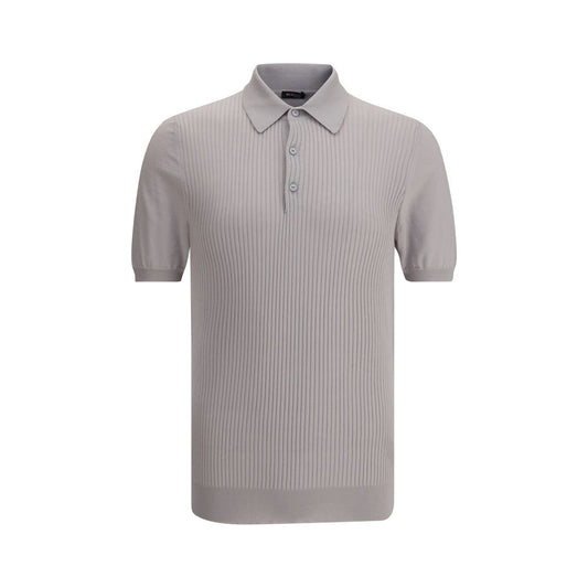 Kiton Ribbed Polo Shirt
