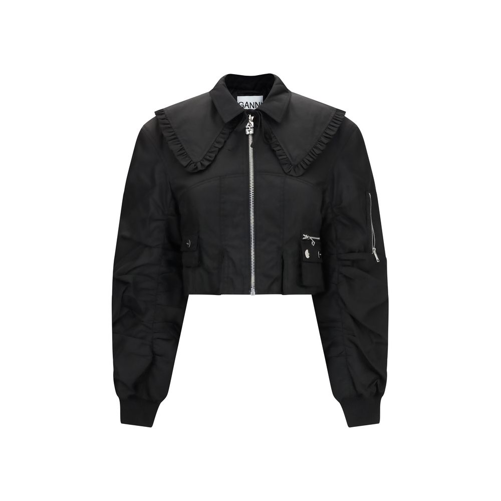 Ganni Duchesse Bomber Jacket