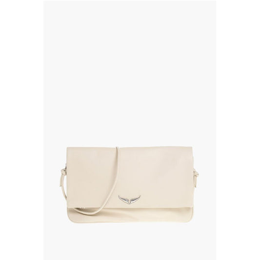 Zadig & Voltaire Leather ROCK ETERNAL Clutch with Outer Pocket