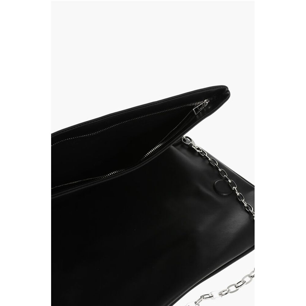 Zadig & Voltaire Leather ROCK ETERNAL Clutch with Outer Pocket