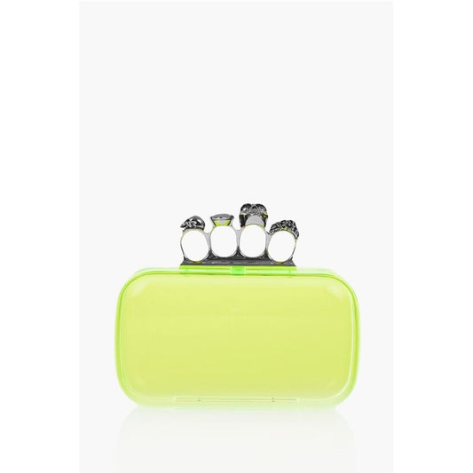Alexander McQueen See-Through FOUR RING Hard Clutch Bag
