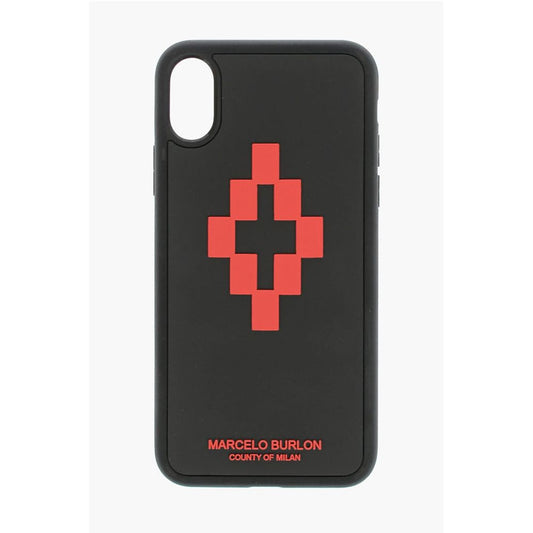 Marcelo Burlon embossed printed CROSS 3D XS iphone case