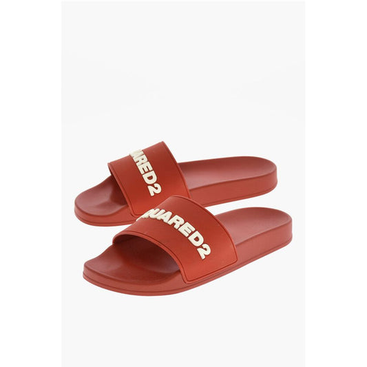 Dsquared² Rubber ICON Slides With Embossed Logo