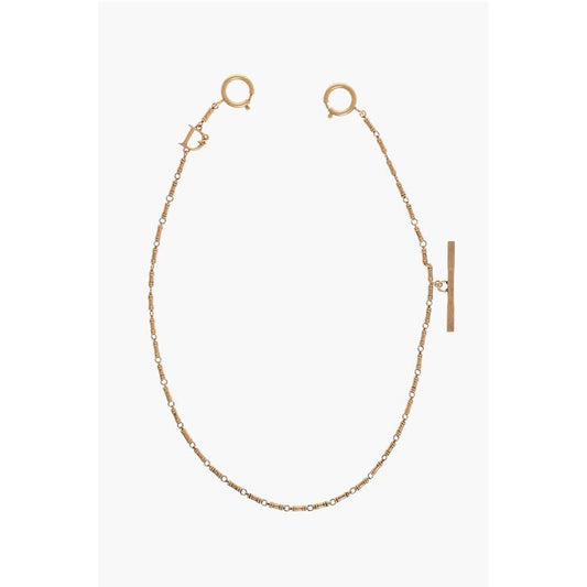 Dsquared² Golden Effect Metal D2 STATEMENT Pant's Chain