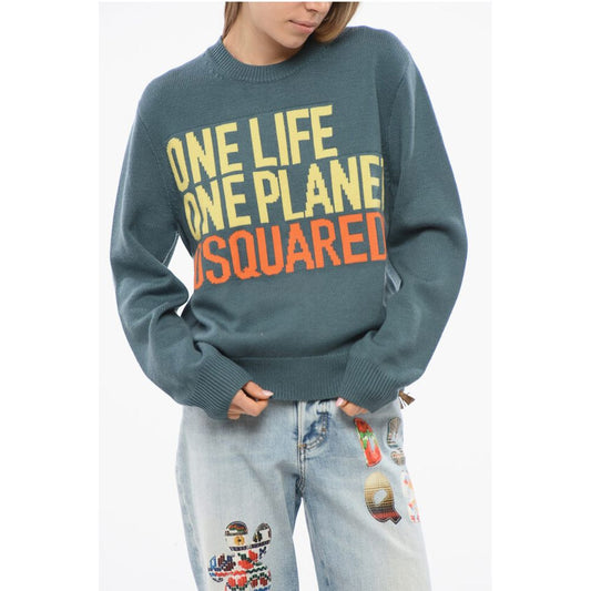 Dsquared² OLOP Jacquard Wool Pullover