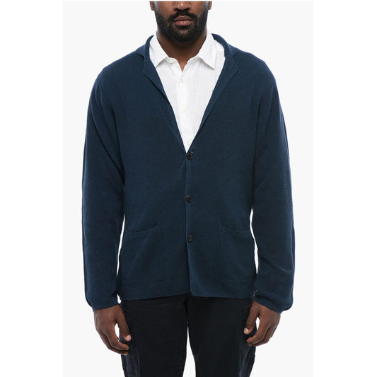 Altea Linen-blended Cardigan with Lapel
