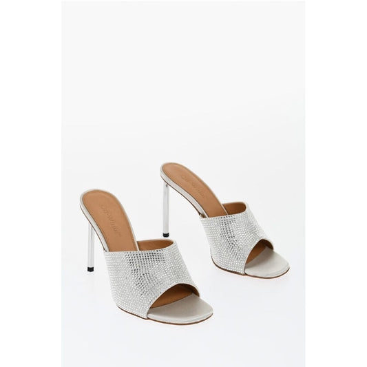 Off-White Rhinestoned ALLEN Open-Toe Mules 10 cm