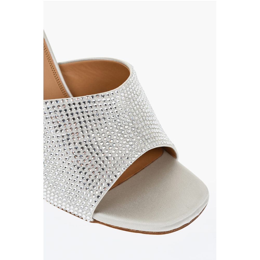 Off-White Rhinestoned ALLEN Open-Toe Mules 10 cm