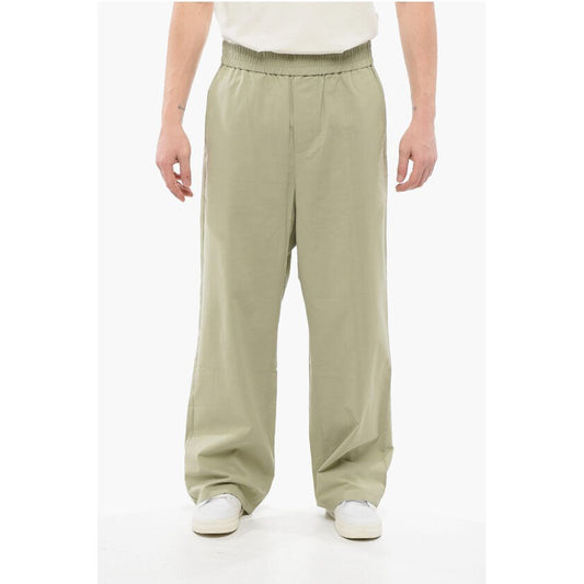 Ami Alexandre Mattiussi 4-Pocketed Cotton Pants with Elastic Waistband
