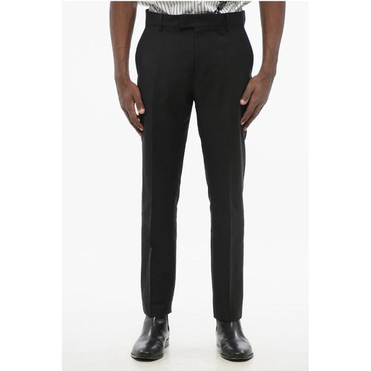 Ami Alexandre Mattiussi 4-Pocketed Mohair Blend Pants with Belt Loops