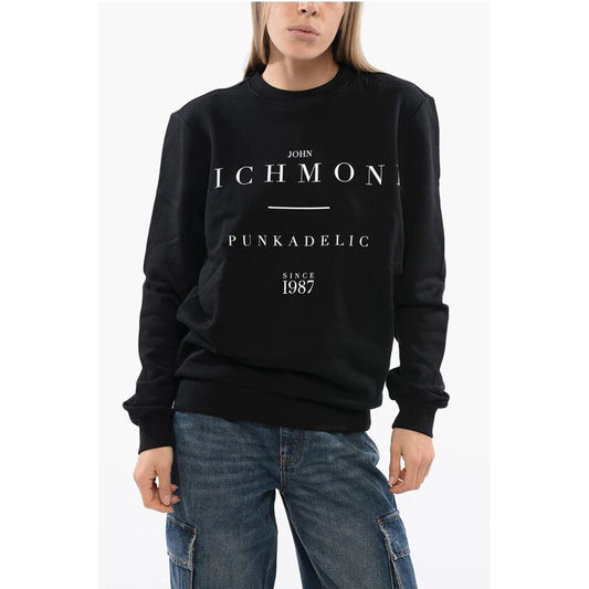 John Richmond JOSOIN Over Sweatshirt with Contrasting Print
