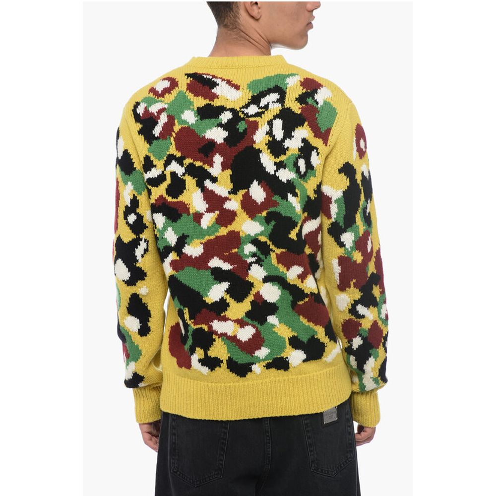 Dior PETER DOIG Camouflage Patterned Cashmere Pullover