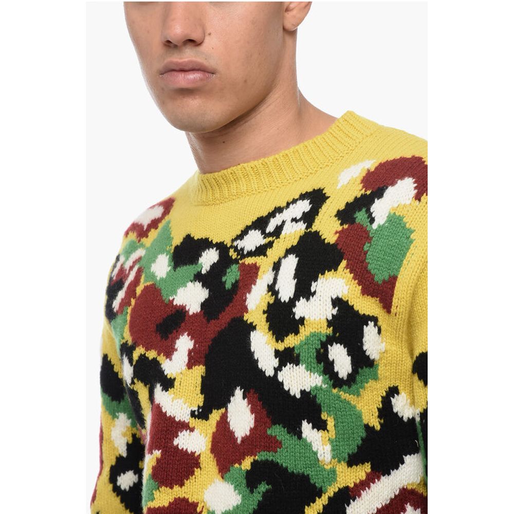 Dior PETER DOIG Camouflage Patterned Cashmere Pullover