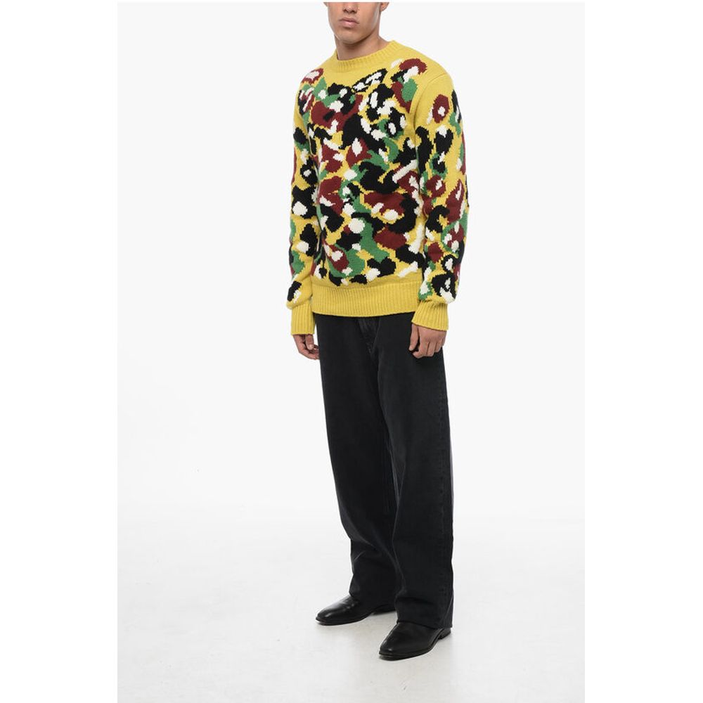 Dior PETER DOIG Camouflage Patterned Cashmere Pullover