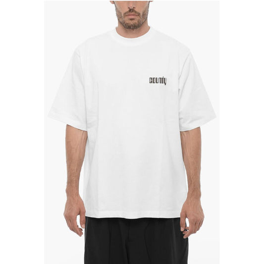 Marcelo Burlon Printed DISCO GOD Crew-neck T-Shirt