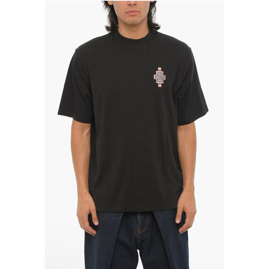 Marcelo Burlon Solid Color OPTICAL CROSS Crew-neck T-Shirt