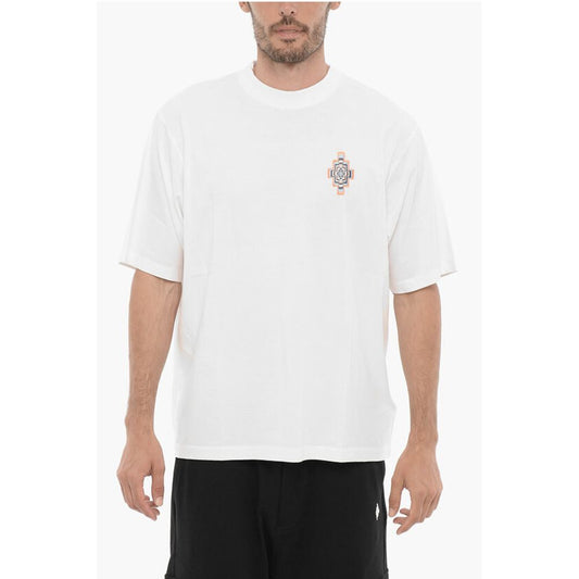 Marcelo Burlon Solid Color OPTICAL CROSS Crew-neck T-Shirt