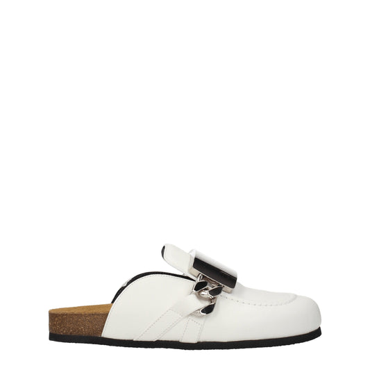 Jw Anderson White Leather Slipper