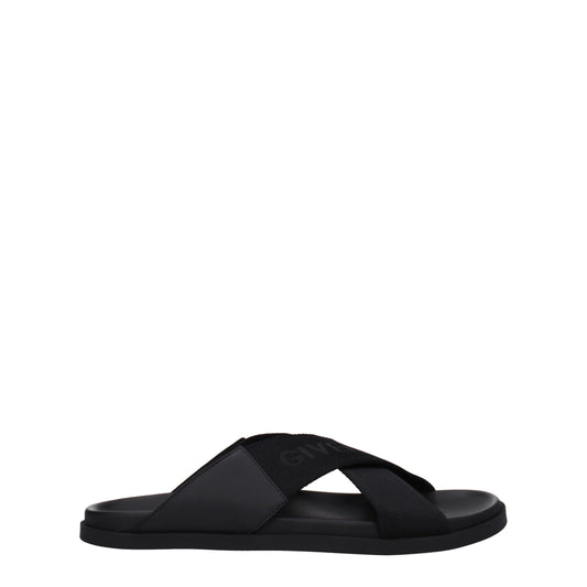 Givenchy Black Fabric Slipper